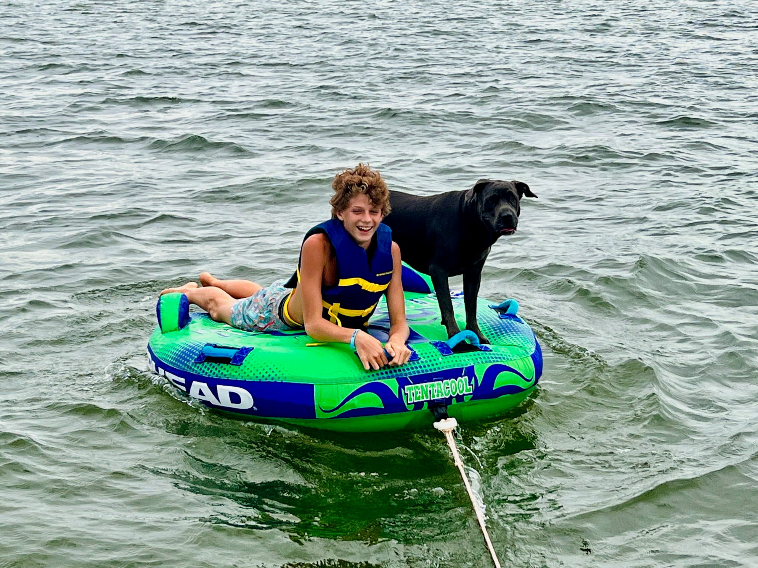 Cruising toward open water