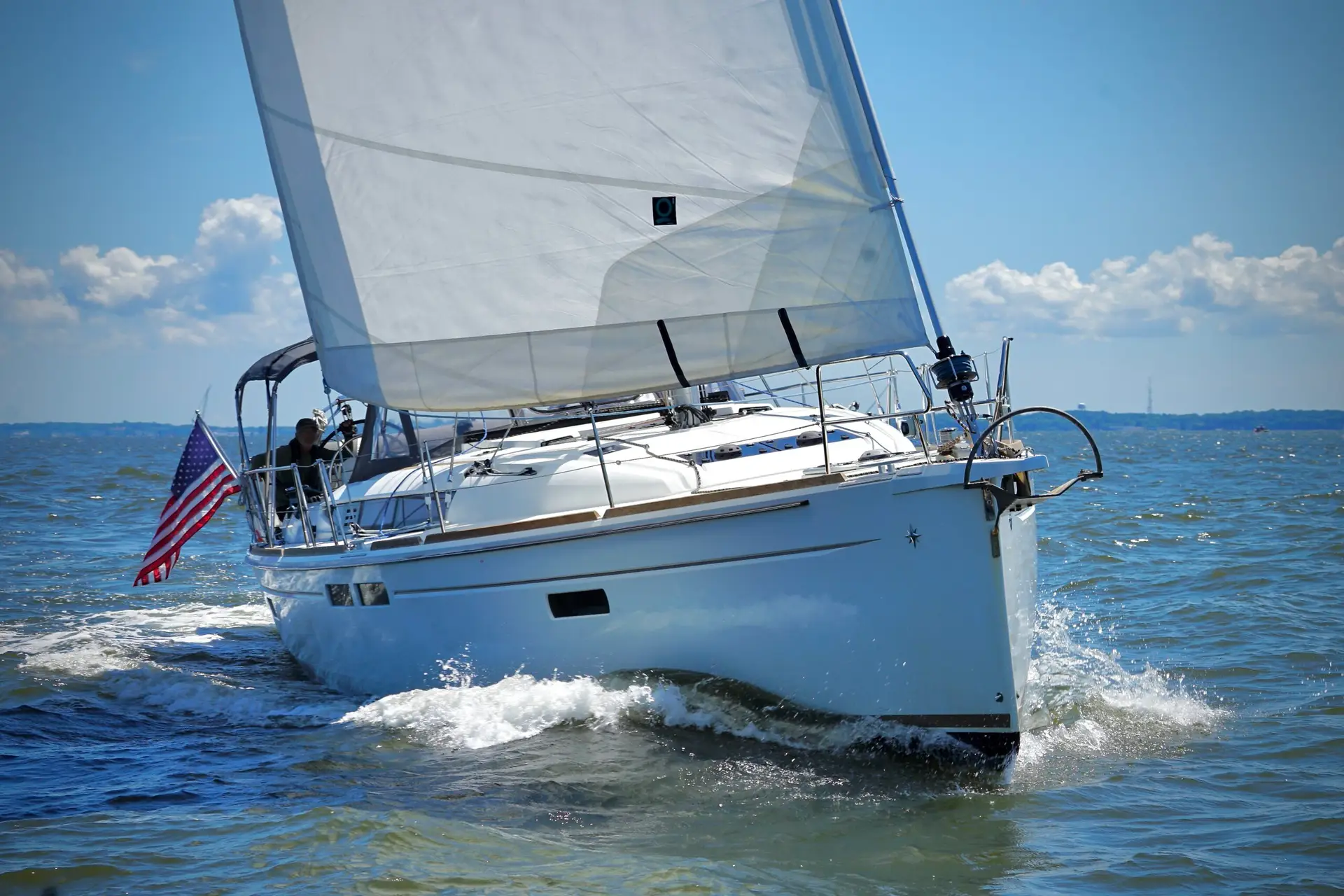 A boat showcased away from the dock