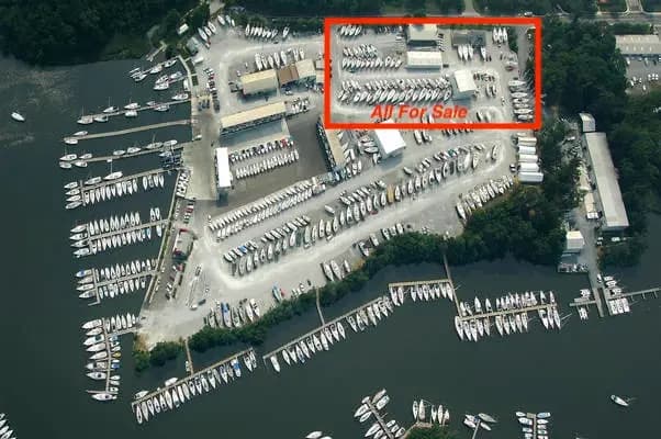 Brokerage Row at Bert Jabin Yacht Yard, Annapolis, Maryland